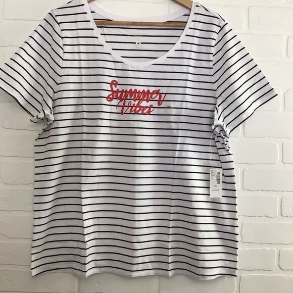 SUMMER vibes cute light shirt Reitmans - Picture 8 of 8